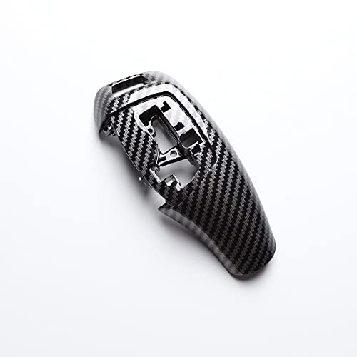 NCOUUOCN LHD RHD ABS Carbon Fiber Schalthebel Knob Abdeckung Kompatibel mit BMW F20 F22 F30 F35 F36 F10 F18 F07 F06 F01 X3 X4 F25 F16 (CARBON FIBER, LHD) von NCOUUOCN