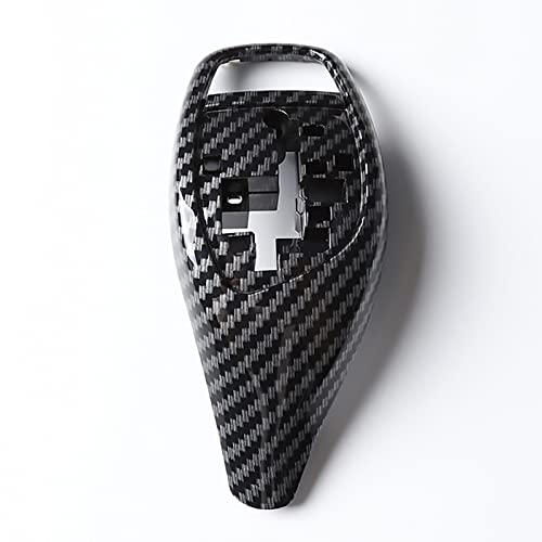 NCOUUOCN Schalthebelabdeckung kompatibel mit BMW M Sport F30 F10 3 4 5 6 Serie Hebel Schaltknauf Schalthebelknauf Schalthebel Abdeckung (Carbon Fiber) von NCOUUOCN