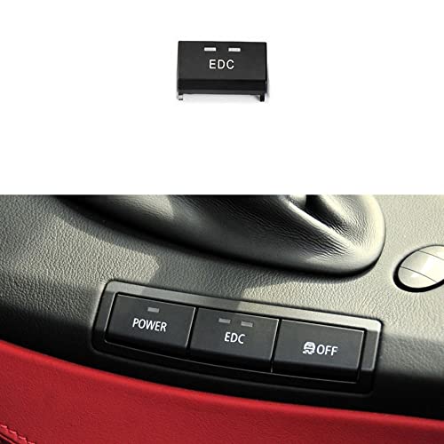 Power EDC Anti-Rutsch Off Taste Abdeckung Multifunktionsauto Auto Center Konsole Schalter Reparatur Taste Kappe Abdeckung Power EDC DSC für BMW E90 E92 E93 M3 2005-2012 61317841136 (EDC) von NCOUUOCN
