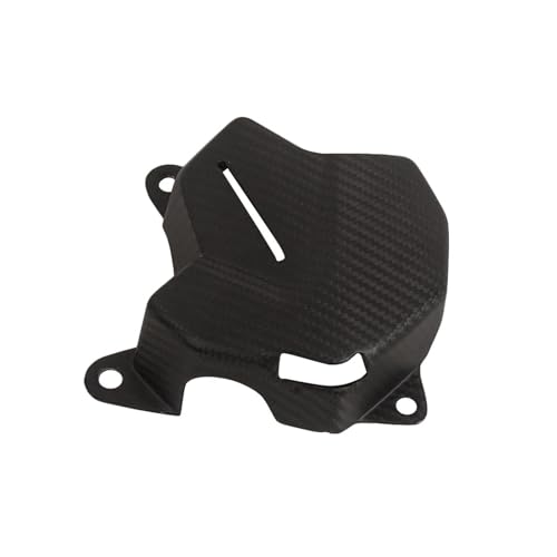 NCSAJCNX 1PC Real Carbon Fiber Expansion Cover Guard Twill Matt Motorrad Modifikation Modifikation Kompatibel mit Trident 660 2021 von NCSAJCNX