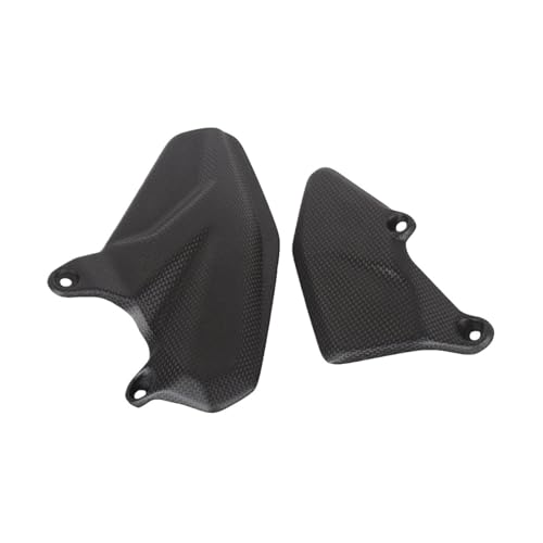NCSAJCNX Kompatibel mit Ducati Multistrada V4 V4S Sport 2020 2021 2022 2023 Fersenplatten Carbonfaser-Motorrad-Fußrastenplattenschutzabdeckung(Matt) von NCSAJCNX