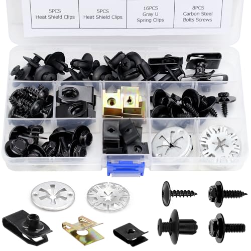 NCTNCX 80 Stück Karosserieschrauben Set Blechmutter Schraube Mutter Clip Kit für Befestigen & Reparieren Autoteil NCTNCX 80 Stück Karosserieschrauben Set Blechmutter Schraube Mutter Clip Kit für Befestigen & Reparieren Autoteil von NCTNCX