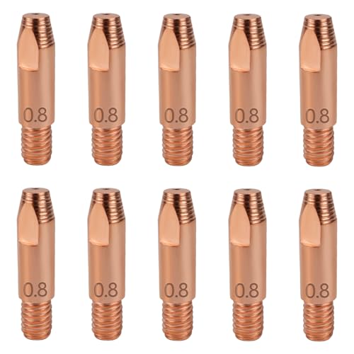 NCTNCX SchweißSpitzen 0.8mm SchweißKontaktspitzen 10 StüCk StromdüSe M6 SchweißDüSen Set FüR 24kd Mig/Mag SchweissgeräT NCTNCX SchweißSpitzen 0.8mm SchweißKontaktspitzen 10 StüCk StromdüSe M6 SchweißDüSen Set FüR 24kd Mig/Mag SchweissgeräT von NCTNCX