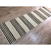 Langer Kelim Teppich Läufer Handgemachter Wollteppich Für Die Küche Langer Kelim Teppich Läufer Handgemachter Wollteppich Für Die Küche von NCYpillows