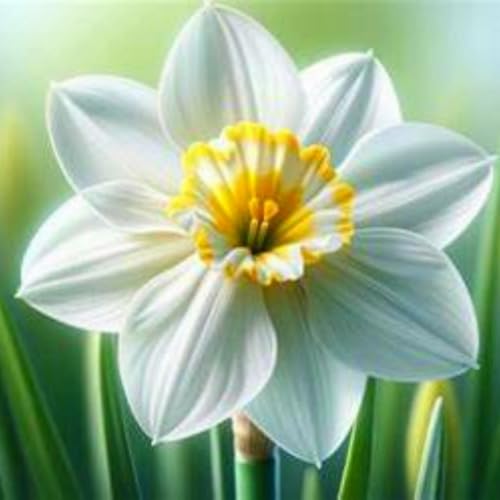 Brilliant Narzissen Zwiebeln - winterharte Frühlingsblüher für Garten & Hydrokultur - mehrjährige Blumenzwiebeln für Beet, Topf & Zimmerkultur - pflegeleicht mit langer Blütezeit-10 zwiebeln-J von NDFDFEC