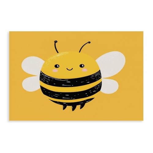 Hummel-Insekten-Druck, Kinderzimmer, Poster, Leinwand, Poster, Wandkunst, Dekordruck, Bild Gemälde für Wohnzimmer, Schlafzimmer, Dekoration, 20 x 30 cm Hummel-Insekten-Druck, Kinderzimmer, Poster, Leinwand, Poster, Wandkunst, Dekordruck, Bild Gemälde für Wohnzimmer, Schlafzimmer, Dekoration, 20 x 30 cm von NDGSA