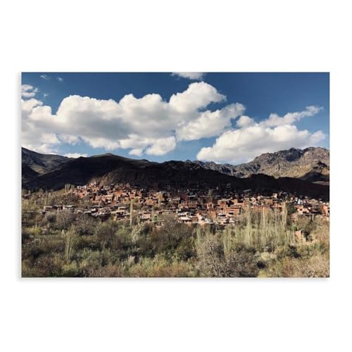NDGSA Abyaneh Village Roter Ton Terrassenbauten 2 Leinwandposter Wandkunst Dekor Druck Gemälde für Wohnzimmer Schlafzimmer Dekoration 60 x 90 cm NDGSA Abyaneh Village Roter Ton Terrassenbauten 2 Leinwandposter Wandkunst Dekor Druck Gemälde für Wohnzimmer Schlafzimmer Dekoration 60 x 90 cm von NDGSA