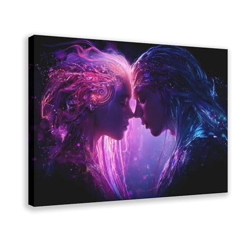 NDGSA Celestial Energy Ewige Liebe Paare Kunst Leinwand Poster Schlafzimmer Dekor Landschaft Büro Zimmer Dekor Geschenk 20 x 30 cm NDGSA Celestial Energy Ewige Liebe Paare Kunst Leinwand Poster Schlafzimmer Dekor Landschaft Büro Zimmer Dekor Geschenk 20 x 30 cm von NDGSA