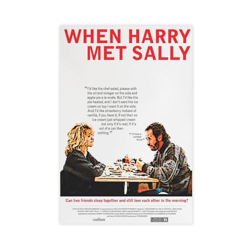 NDGSA Filmposter "When Harry Met Sally" – Filmposter, Leinwandposter, Wandkunst, Dekordruck, Bild, Gemälde für Wohnzimmer, Schlafzimmer, Dekoration, 50 x 75 cm NDGSA Filmposter "When Harry Met Sally" – Filmposter, Leinwandposter, Wandkunst, Dekordruck, Bild, Gemälde für Wohnzimmer, Schlafzimmer, Dekoration, 50 x 75 cm von NDGSA