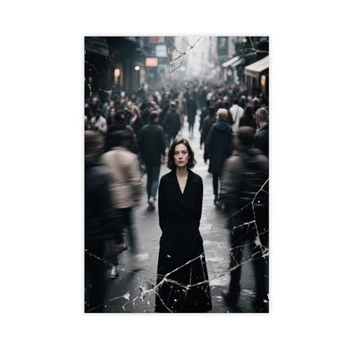 NDGSA Leinwandposter "Women in The Crowd on City Streets", Schlafzimmer, Dekoration, Landschaft, Büro, Raumdekoration, Geschenk, 60 x 90 cm NDGSA Leinwandposter "Women in The Crowd on City Streets", Schlafzimmer, Dekoration, Landschaft, Büro, Raumdekoration, Geschenk, 60 x 90 cm von NDGSA