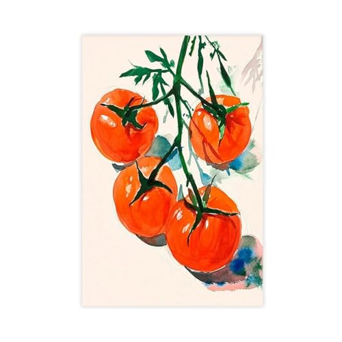 NDGSA Tomaten-Aquarell-Küchenkunst, Leinwand, Poster, Schlafzimmer, Dekoration, Landschaft, Büro, Raumdekoration, Geschenk, 50 x 75 cm NDGSA Tomaten-Aquarell-Küchenkunst, Leinwand, Poster, Schlafzimmer, Dekoration, Landschaft, Büro, Raumdekoration, Geschenk, 50 x 75 cm von NDGSA