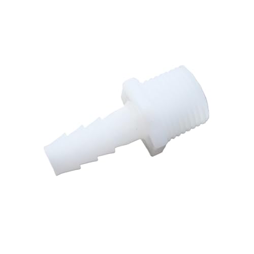 NDJQY Kunststoff-Pagodengelenk, 1/2 Zoll (3/4 Zoll), Außengewinde, weicher und harter Schlauch zum externen Zahnturm (8 mm Schlauch-Innendurchmesser, 1,27 cm) von NDJQY