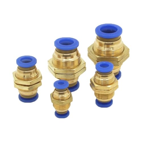 NDJQY PM-6 PM-6 PM-Verbindungsstück, PM, gerade, Schottverschraubung, 4 mm, 6 mm, 8 mm, 10 mm, 12 mm Außendurchmesser, Schlauch, Kunststoff, Gas-Schnellverbinder zum Eindrücken NDJQY PM-6 PM-6 PM-Verbindungsstück, PM, gerade, Schottverschraubung, 4 mm, 6 mm, 8 mm, 10 mm, 12 mm Außendurchmesser, Schlauch, Kunststoff, Gas-Schnellverbinder zum Eindrücken von NDJQY