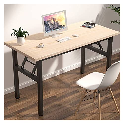 Computertisch, zusammenklappbar, aus Holz, PC-Schreibtisch, Laptop-Schreibtisch, tragbar, für Heimbüro, moderner, einfacher Schreibtisch, PC-Schreibtisch, Arbeitstisch, Möbel, 2 Farben, für Heimb von NDKSZHEQ