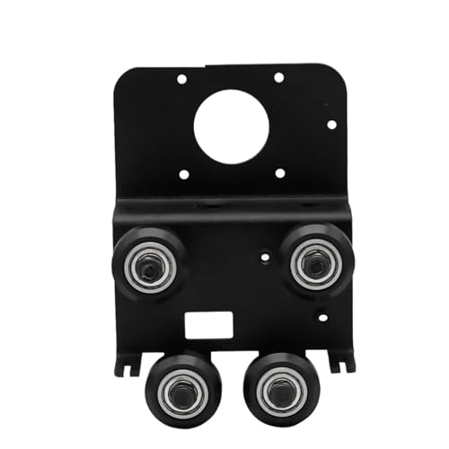 NDKSZHEQ Direktantriebsplatte-Metall-Upgrade-Kit, kompatibel mit CR10 Ender 3 Direktextruder-Adapter-Rückplatte, 3D-Druckerzubehör(Plate with wheel) von NDKSZHEQ