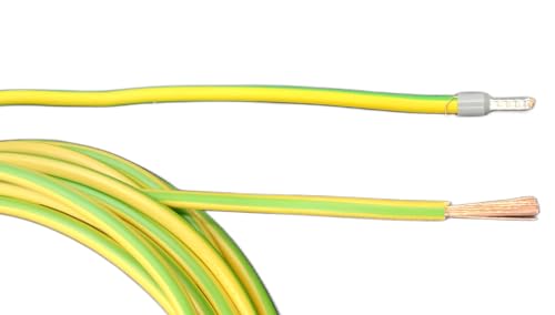 Erdungskabel 4mm² - Grün/Gelb - H07V-K - Aderleitung feindrähtig flexibel (100m) von NDN-Tech24