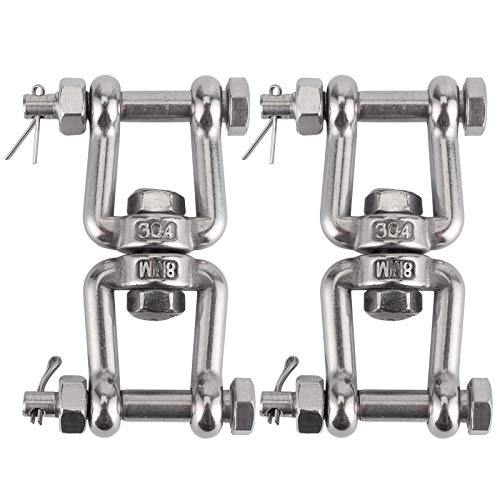 Anker-Schwenkschäkel Schwenkschäkel Schwenkschäkel 304 Edelstahl-Schwenkschäkel 304 Edelstahl-Schwenkschäkel Schwenkringverbinder Ankerwirbel... von NDNCZDHC