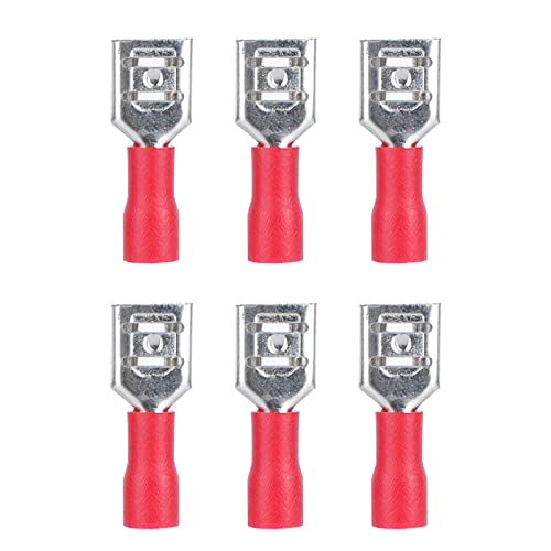 NDNCZDHC 1000Pcs Quickly Disconnect Female Spade Terminals, FDD1.25‑250 Insulated Spade Wire Connector, 16-22AWG Electrical Crimp Terminal von NDNCZDHC