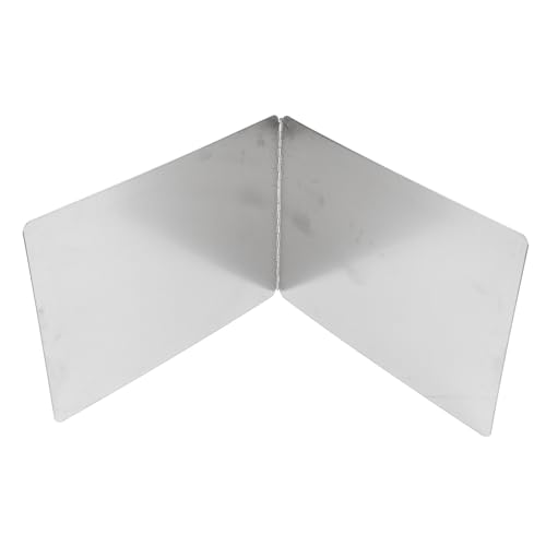NDNCZDHC 2 -seitiger Spritzschutz für Bratenofen, Edelstahl -Heizdicht von Anti -Stick -Splitterbildschirmen, Fettofen -Splash -Wache (40x40x30cm) von NDNCZDHC