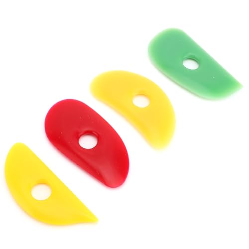 NDNCZDHC 4 PCs Weiche Silikonrippen für Keramik -Ton, Silikonrippen -Keramikwerkzeuge, Keramik -Keramikwerkzeug für die Formung von Glättung. NDNCZDHC 4 PCs Weiche Silikonrippen für Keramik -Ton, Silikonrippen -Keramikwerkzeuge, Keramik -Keramikwerkzeug für die Formung von Glättung. von NDNCZDHC