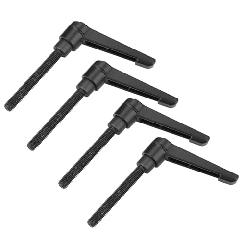 NDNCZDHC 4pcs Metallmaschinenknöpfe M5 männlicher Gewinde einstellbarer Befestigungsgriff Edelstahl Universalgriff (40MM) von NDNCZDHC