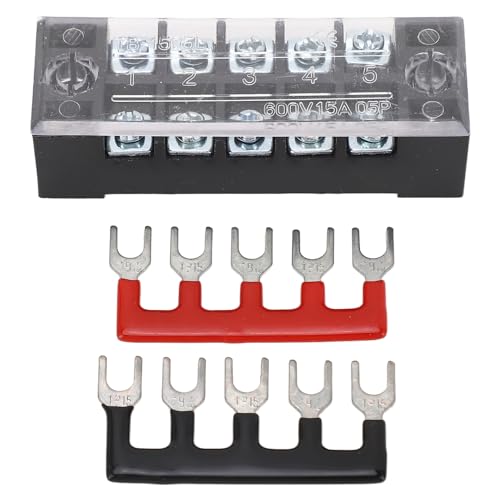 NDNCZDHC 5 SATS NEWERVERSTAHREN Block M3 Schraube 5 Positionen Anschlüsse BUS 600V 15A für Automobilboot von NDNCZDHC