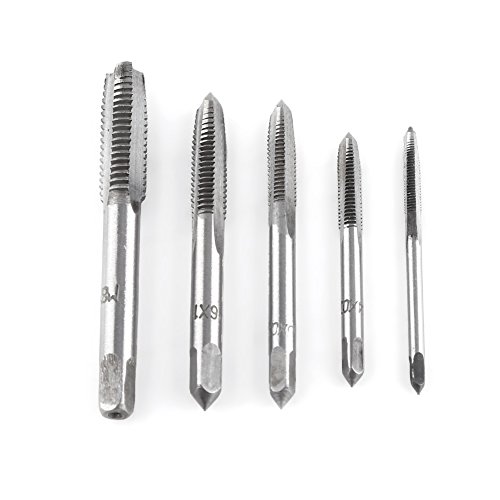 NDNCZDHC 5PCS TAP TAP TAP -Werkzeugsatz, gerade Flöte -Tipp -Werkzeug -Metrik -Tape -Taps M3 M4 M5 M6 M8 von NDNCZDHC