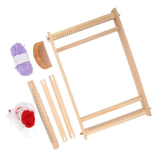 NDNCZDHC 9,8x10,1 in Holz Webstühle Rahmen, DIY Tapestry Webstühle Kit, Hand weben Webstühle, Web kunst für Anfänger NDNCZDHC 9,8x10,1 in Holz Webstühle Rahmen, DIY Tapestry Webstühle Kit, Hand weben Webstühle, Web kunst für Anfänger von NDNCZDHC