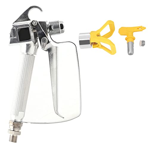 NDNCZDHC Airless-Spritzpistole, 500 mm Sprühabstand, 1/4 Zoll British Standard Pipe Paint Guns für die Hausmalerei NDNCZDHC Airless-Spritzpistole, 500 mm Sprühabstand, 1/4 Zoll British Standard Pipe Paint Guns für die Hausmalerei von NDNCZDHC