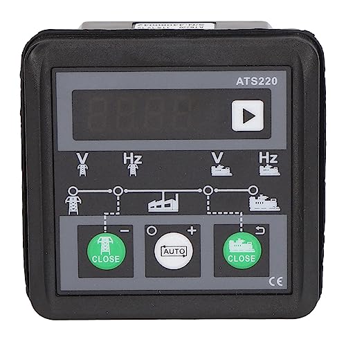 NDNCZDHC Automatischer Transferschalter Controller, ATS IP54 30‑300V Dual Power Transfer Switch Controller für die Stromversorgung und Stromerzeugung von NDNCZDHC