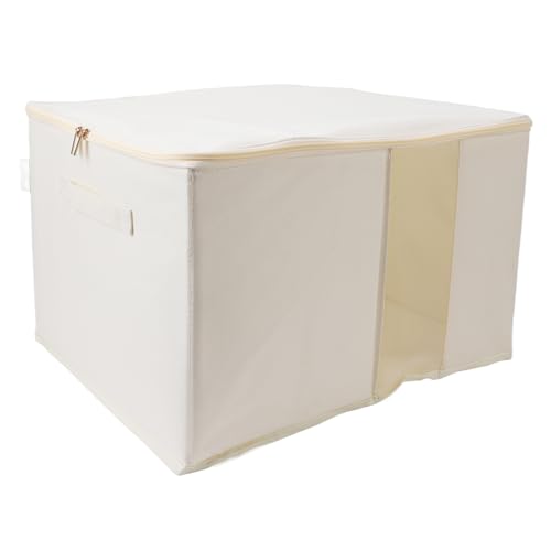 NDNCZDHC Kleidung Aufbewahrungsbehälter mit klarem Fenster, faltbarer Oxford -Stoffschrank -Organisator, Kleidung mit großer Kapazität Aufbewahrungsbehälter Deckel (64L) von NDNCZDHC