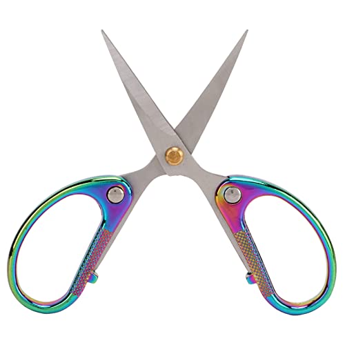 NDNCZDHC Mini Craft Schere, 4.4in Edelstahl Schneide Nähschere, kleine Stickerei Schere für das Nähen zu Hause DIY-Projekt (Farbe) von NDNCZDHC