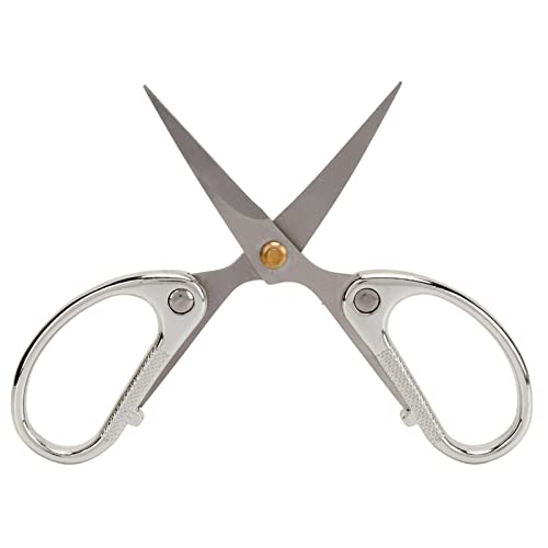 NDNCZDHC Mini Craft Schere, 4.4in Edelstahl Schneide Nähschere, kleine Stickerei Schere für das Nähen zu Hause DIY-Projekt (Silber) von NDNCZDHC