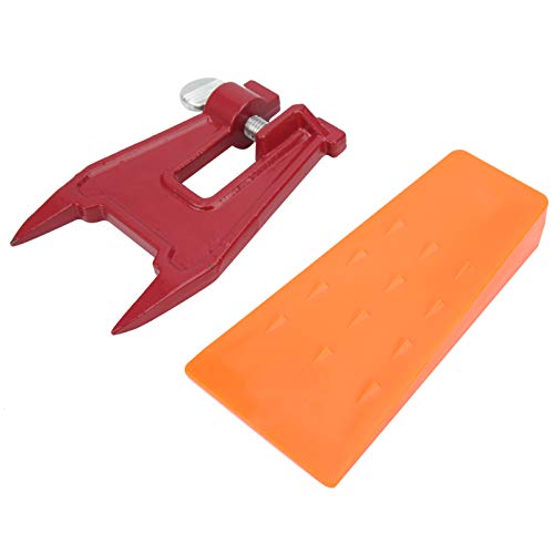 NDNCZDHC Tree Felling Wedges, 5.5in Tree Cutting Equipment, Tree Wedges for Tree Cutting with Guide Plate Bracket for Cutting NDNCZDHC Tree Felling Wedges, 5.5in Tree Cutting Equipment, Tree Wedges for Tree Cutting with Guide Plate Bracket for Cutting von NDNCZDHC