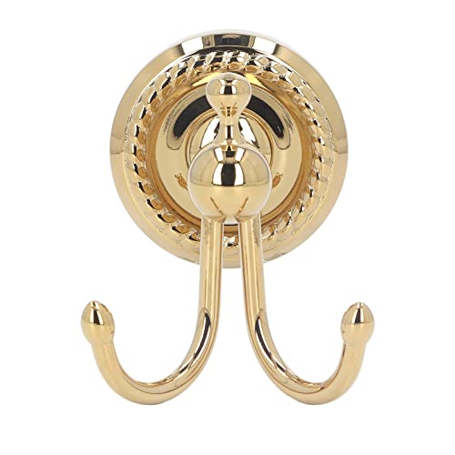 NDNCZDHC goldene doppelte Stecker Wandhaken zum hängenden Handtuch, antike Finish Hochleistungs -Wandhalterungshaken für Badezimmer Schlafzimmer NDNCZDHC goldene doppelte Stecker Wandhaken zum hängenden Handtuch, antike Finish Hochleistungs -Wandhalterungshaken für Badezimmer Schlafzimmer von NDNCZDHC
