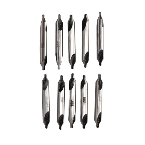 Ndnczdhc 10pcs Center Drill Bit Set, 2,5 mm / 0,1 Zoll -Durchmesser gerade Shank 4341 HSS -Mittelbohrmaschine für Fahrrad Ndnczdhc 10pcs Center Drill Bit Set, 2,5 mm / 0,1 Zoll -Durchmesser gerade Shank 4341 HSS -Mittelbohrmaschine für Fahrrad von NDNCZDHC