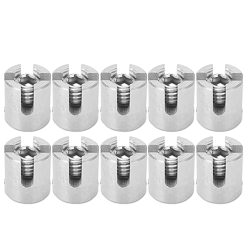 Ndnczdhc 10pcs Drahtgitter Kits, 90 Grad 316 Edelstahl -Drahtseilscheibe -Kabel Clip Clip -Klemme für Gartenstahlseilbehebung im Freien (M12 5mm) von NDNCZDHC