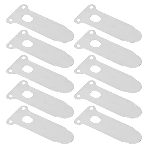 Ndnczdhc 10pcs Luftkompressorventilplattendichtung, 62 mm Luftkompressorventilplatte Zungenform Gusseisen von NDNCZDHC