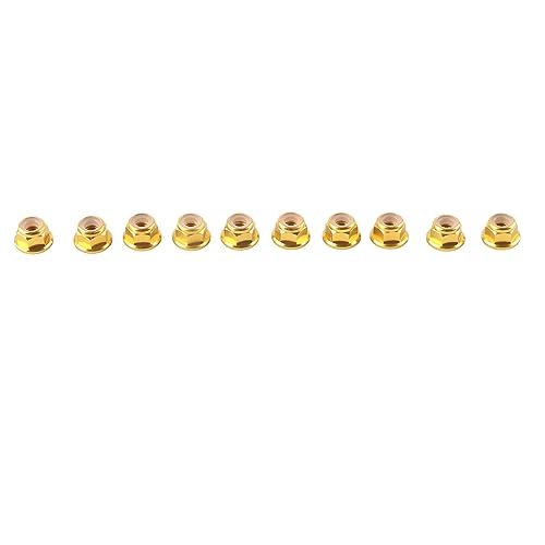 Ndnczdhc 10pcs Nylon -Lock -Nuss, Hex -Aluminium -Legierung M4 -Radmuttern für Maschinenmotorteile, Haus- oder Außenanwendungen Gold Ndnczdhc 10pcs Nylon -Lock -Nuss, Hex -Aluminium -Legierung M4 -Radmuttern für Maschinenmotorteile, Haus- oder Außenanwendungen Gold von NDNCZDHC