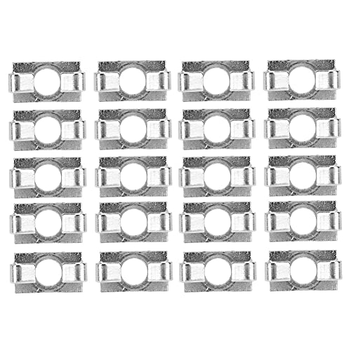 Ndnczdhc 20pcs Aluminiumprofil Feder Elastizitätsanschluss, verzinkter Stahlplatten -Aluminiumprofil Federverschluss (30 Serie-Slot 8) von NDNCZDHC
