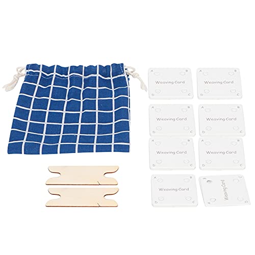 Ndnczdhc 30pcs Webkarten mit 2 Shuttles, Tischwebkarte, Papier -Webstuhlwerkzeug, Inkle -Webstühle für DIY -Handwerksprojekt Ndnczdhc 30pcs Webkarten mit 2 Shuttles, Tischwebkarte, Papier -Webstuhlwerkzeug, Inkle -Webstühle für DIY -Handwerksprojekt von NDNCZDHC