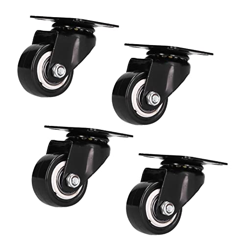 Ndnczdhc 4pcs Caster rollen, 60 kg / 132,3lb Einladung 40 mm / 1,57 Zoll Durchmesser 360 Grad Keine Rauschrollen für Möbel von NDNCZDHC