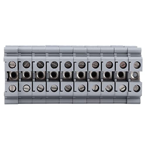 Ndnczdhc 50pcs UK -10N DIN DIN -Schienendrahtklemme für 20AWG bis 2AWG 76A 800 V Elektrikschränke Verteilungsbox, Solarstromsystem Ndnczdhc 50pcs UK -10N DIN DIN -Schienendrahtklemme für 20AWG bis 2AWG 76A 800 V Elektrikschränke Verteilungsbox, Solarstromsystem von NDNCZDHC