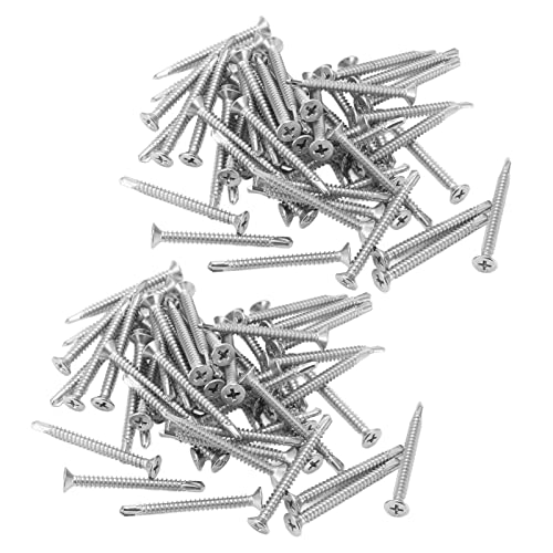 Ndnczdhc Counterunk Head Bohrerschraube, 100 -pcs -Selbstkippschrauben, nominale Länge 50 mm Selbstbohrschrauben (M4.8-16) von NDNCZDHC