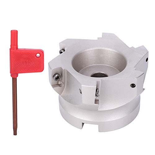 Ndnczdhc Fräskopf für Stirnfräsen BAP400R 80-27-6T, 90-Grad-Rechtwinkel-Fräswerkzeug mit Durchmesser von 80 mm / 3,1 Zoll Ndnczdhc Fräskopf für Stirnfräsen BAP400R 80-27-6T, 90-Grad-Rechtwinkel-Fräswerkzeug mit Durchmesser von 80 mm / 3,1 Zoll von NDNCZDHC