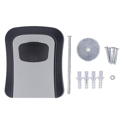 Ndnczdhc Schlüsselhalter Wandhalterung, 5 Zoll Aluminiumlegierung mit großer Kapazität 4 -stellige Kombinationstasten für Innen-, Außen-, Garage, Garten, Laden Ndnczdhc Schlüsselhalter Wandhalterung, 5 Zoll Aluminiumlegierung mit großer Kapazität 4 -stellige Kombinationstasten für Innen-, Außen-, Garage, Garten, Laden von NDNCZDHC