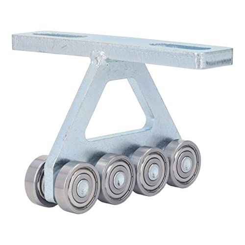 Ndnczdhc Trolley -Rollen, Kohlenstoffstahl und Edelstahl t Typ Silber Elektromodieranlagenanlagerung Waltrolle für höheren Strebenkanal von NDNCZDHC