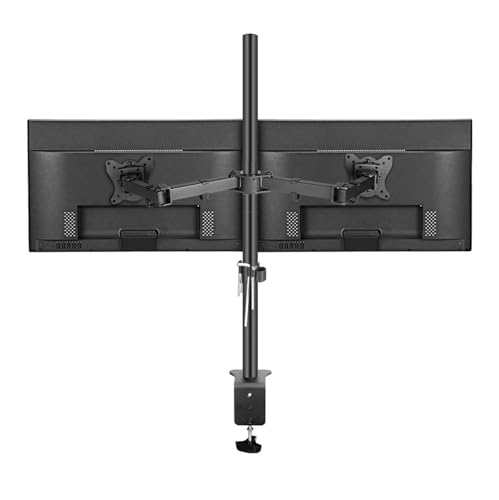 (80 cm) DL-T902-280II Vollbeweglicher Dual-Monitor-Desktop-Ständerhalter 10"-27" Klemme Tüllenloch Basis PC-Halterung Faltbarer Arm 12 kg(DL-T902-280) von NDXNJFOY