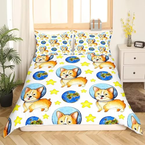 NDXRWDZR Bettwäsche 155x220 Akita Bettwäsche-Set mit Reißverschluss Schließung für Kinder Weicher Atmungsaktive Mikrofaser Bettbezug + 2 Kopfkissenbezug 80x80 cm NDXRWDZR Bettwäsche 155x220 Akita Bettwäsche-Set mit Reißverschluss Schließung für Kinder Weicher Atmungsaktive Mikrofaser Bettbezug + 2 Kopfkissenbezug 80x80 cm von NDXRWDZR