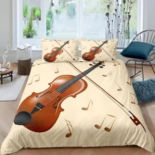 NDXRWDZR Bettwäsche 155x220 Braune Violine Bettwäsche-Set mit Reißverschluss Schließung für Kinder Weicher Atmungsaktive Mikrofaser Bettbezug + 2 Kopfkissenbezug 80x80 cm NDXRWDZR Bettwäsche 155x220 Braune Violine Bettwäsche-Set mit Reißverschluss Schließung für Kinder Weicher Atmungsaktive Mikrofaser Bettbezug + 2 Kopfkissenbezug 80x80 cm von NDXRWDZR